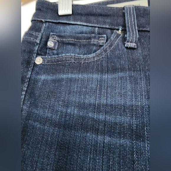 ADRIANO GOLDSHMIED DARK WASH WOMENS SKINNY JEANS DENIM 25R - Picture 2 of 8